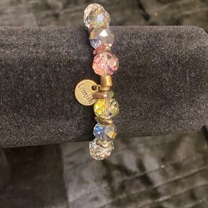 Erimish Crystal and Gold Bracelet